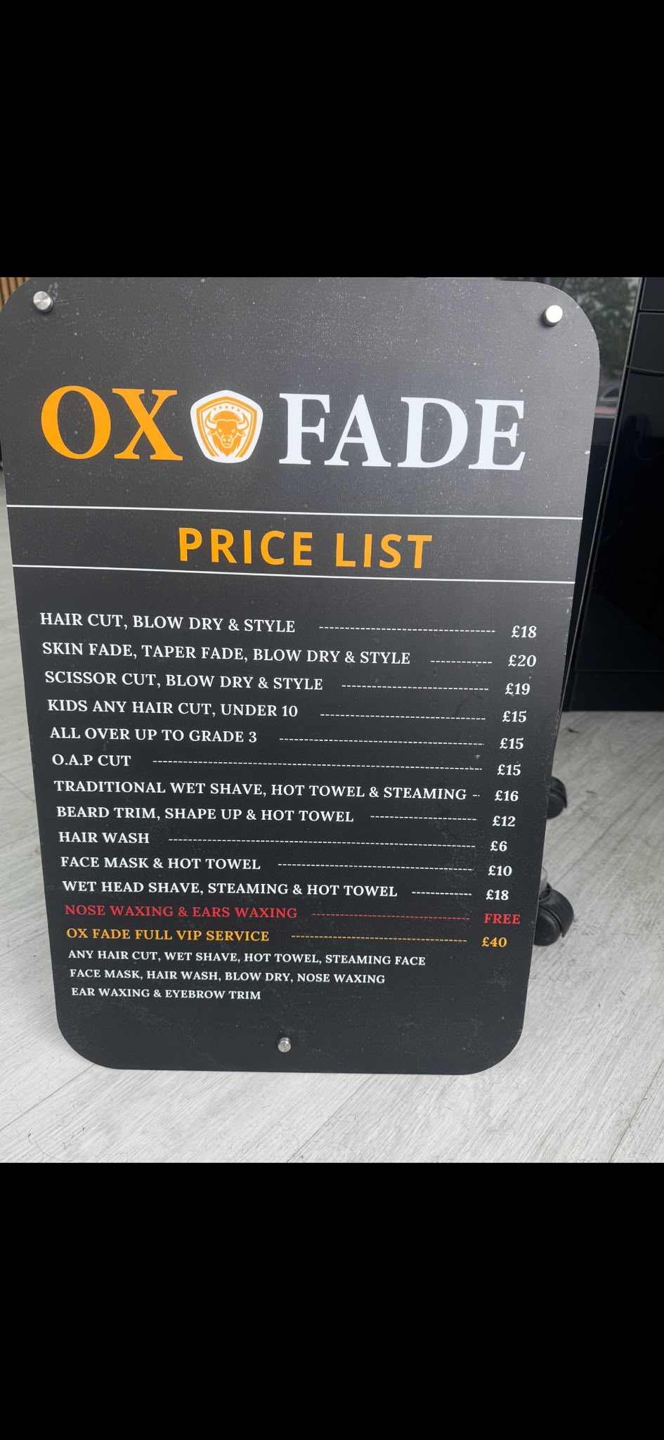 OX FADE
